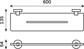 Nimco Polica, 60 cm IXI - UNM X460-10