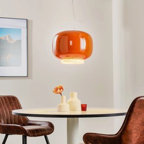 Foscarini Chouchin 1 závesné LED svetlo, oranžová