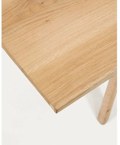 Jedálenský stôl s doskou v dubovom dekore 100x200 cm Armande – Kave Home