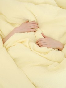 Mušelínové obliečky – Alexia pastelovo žltá