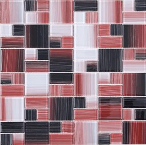 Sklenená mozaika Premium Mosaic vícebarevná 30x30 cm lesk MOS4823MIX1HP, (bal. 0,990 m2 )