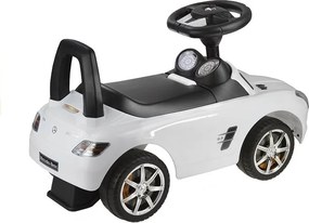 LEAN CARS Detské odrážadlo Mercedes-Benz SLS AMG biele