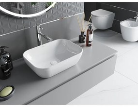 Mexen RITA umývadlo, 45x32 cm, biela, 21084500