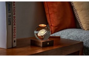 Tmavohnedá svetelná dekorácia na USB Amber – Gingko