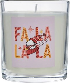 PEANUTS Vonná sviečka "FaLaLa" - ružová