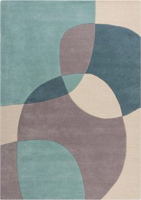 XXXLutz VLNENÝ KOBEREC, 170/120 cm modrá Flair Rugs - Online Only bytové doplnky - 003165021001
