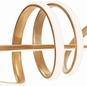 Toolight Toolight, LED závesné osvetlenie 120cm, 48W, 3000K, LHJ036-CP, zlatá, OSW-50016