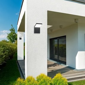 Brilagi - LED vonkajšie nástenné svietidlo RIANO LED/8W/230V antracit IP65