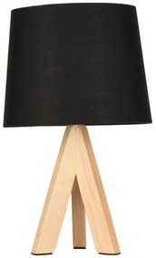 Stolní lampa BOHO 29 cm černá/hnědá