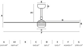 FARO 33816-20 - LED Stropný ventilátor PUNT LED/18W/230V Wi-Fi béžová/biela + DO