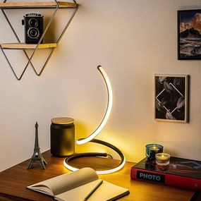 Čierna LED stolová lampa (výška 40 cm) Yay – Opviq lights