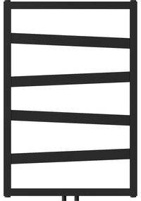 Mexen, Mexen Zoom dekoratívny kúpeľňový radiátor 770 x 530 mm, 275 W, čierny - W130-0770-530-00-70