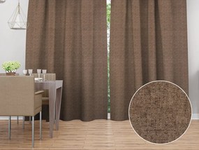 Biante Dekoračný záves PML-120 Hnedá režná 145x140 cm