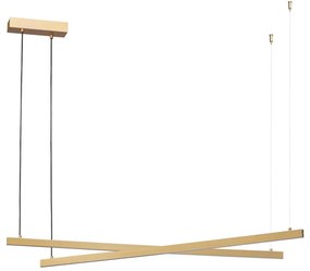 Argon 8839 - LED Luster na lanku MIAMI LED/74W/230V 3000K zlatá