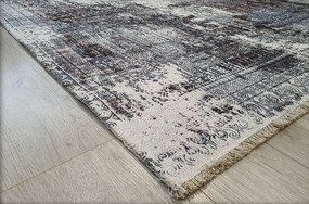 Orientálny koberec s nízkym vlasom Banco 10137-BLUE sivo-modrý Rozmer: 75x150 cm