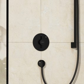 Hansgrohe DuoTurn S, batéria pod omietku pre 1 spotrebič, čierna matná, HAN-75618670
