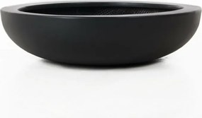 Okrasná miska PLANA, sklolaminát, 43x11 cm, antracit