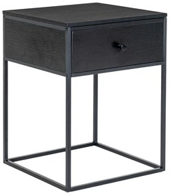Čierny nočný stolík Vita – House Nordic
