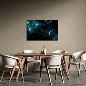 Obraz - Život vo vesmíre (90x60 cm)