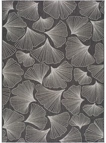 Tmavosivý vonkajší koberec Universal Tokio, 80 x 150 cm