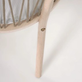 Prírodná detská postieľka Kave Home Leonela