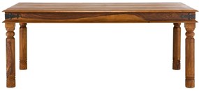 furniture-nabytek.cz - Masívny jedálenský stôl Merlin z palisandru, lakovaný, hnedý – 180×90 cm
