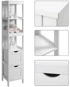 Kúpeľňová skrinka s otvorenými policami BBC66WT