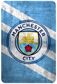 Textilná nálepka na stenu "Manchester City FC"