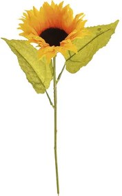 Umelá kvetina slnečnica 44 cm žlto-oranžová