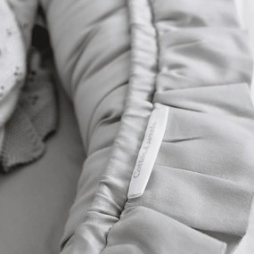 Saténovo bavlnené hniezdo pre bábätká šedá