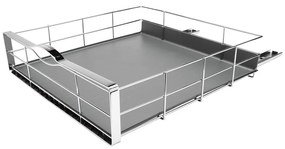 Kuchynský organizér z nerezovej ocele - simplehuman