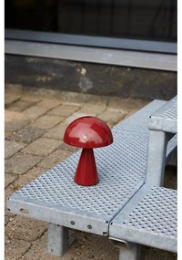 Červená LED stmievateľná stolová lampa (výška 20 cm) Mush – Hübsch