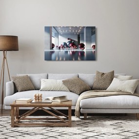 Obraz - 3D priestor s guľami II. (90x60 cm)