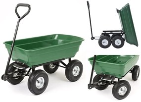Multifunkčný záhradný vozík 3v1 zelený
