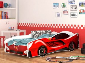 Detská posteľ auto MICHAEL 160x80 cm - červená (21)