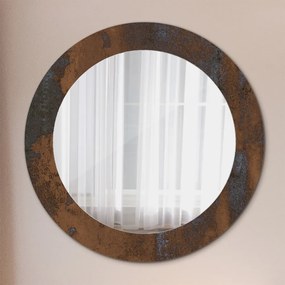 Okrúhle ozdobné zrkadlo Kovový rustikálny fi 60 cm