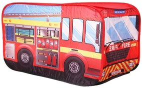 DomTextilu Stan v dizajne hasičského auta Červená MULNA-8153