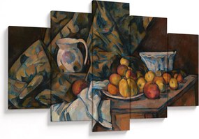 Obraz - Paul Cézanne, Still Life with Apples and Peaches, reprodukcia (150x105 cm)