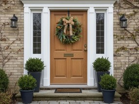 Vianočný veniec na dvere WINTER GREEN Ø 45 cm