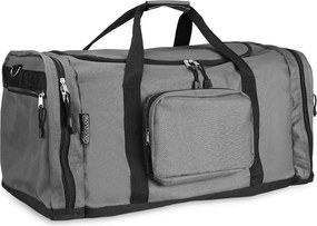 Cestovná taška na rameno JOHN, 90l, šedá Monzana