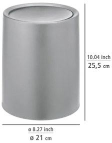 WENKO 25219100 - Kôš ATRI 21x25,5 cm sivý