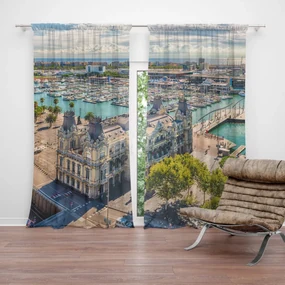 Sablio Záves Barcelona Prístav: 2ks 140x250cm