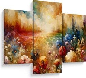 Obraz - Pestrofarebná lúka (90x60 cm)