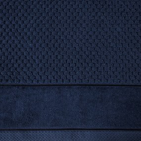 BAVLNENÝ UTERÁK FRIDA 50X90 CM TMAVOMODRÁ