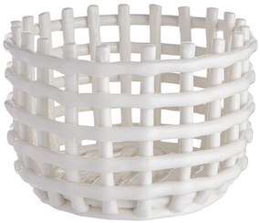 CRAFT Keramický košík 16 cm - krémová
