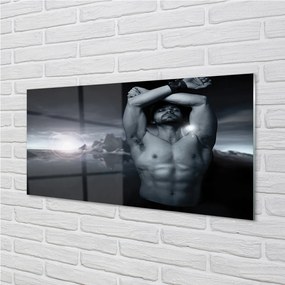 Obraz plexi Mužský horské 125x50 cm