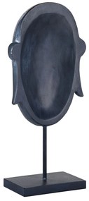 Dekoratívna figúrka maska čierna PAKHA Beliani