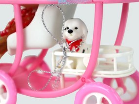LEAN Toys Bábika tehotná Lucy so súpravou doplnkov XXL