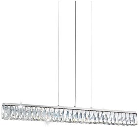 Eglo 95543 - Krištáľový luster stmievateľný TELLUGIO-S LED/36W/230V