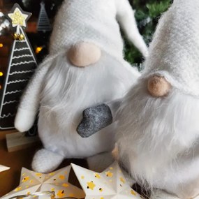 Vianočný škriatok YX068 - biely